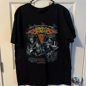 Black Sammy Hagar Graphic Concert T-Shirt size large